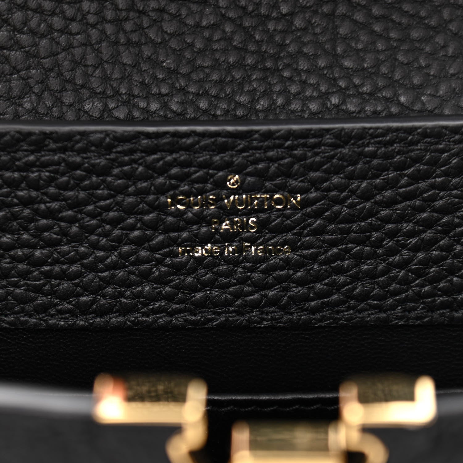Louis Vuitton Taurillon Mini Capucines Black 6 of 13
