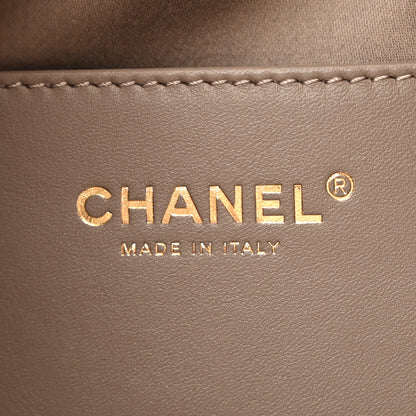 Chanel Suede Quilted Small Chanel 25 Handbag Dark Grey 6 of 13