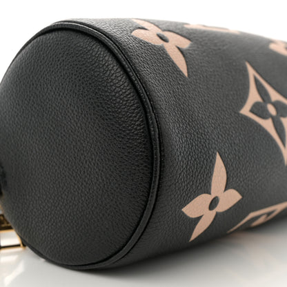 Louis Vuitton Empreinte Monogram Giant Papillon BB Black Beige 8 of 10
