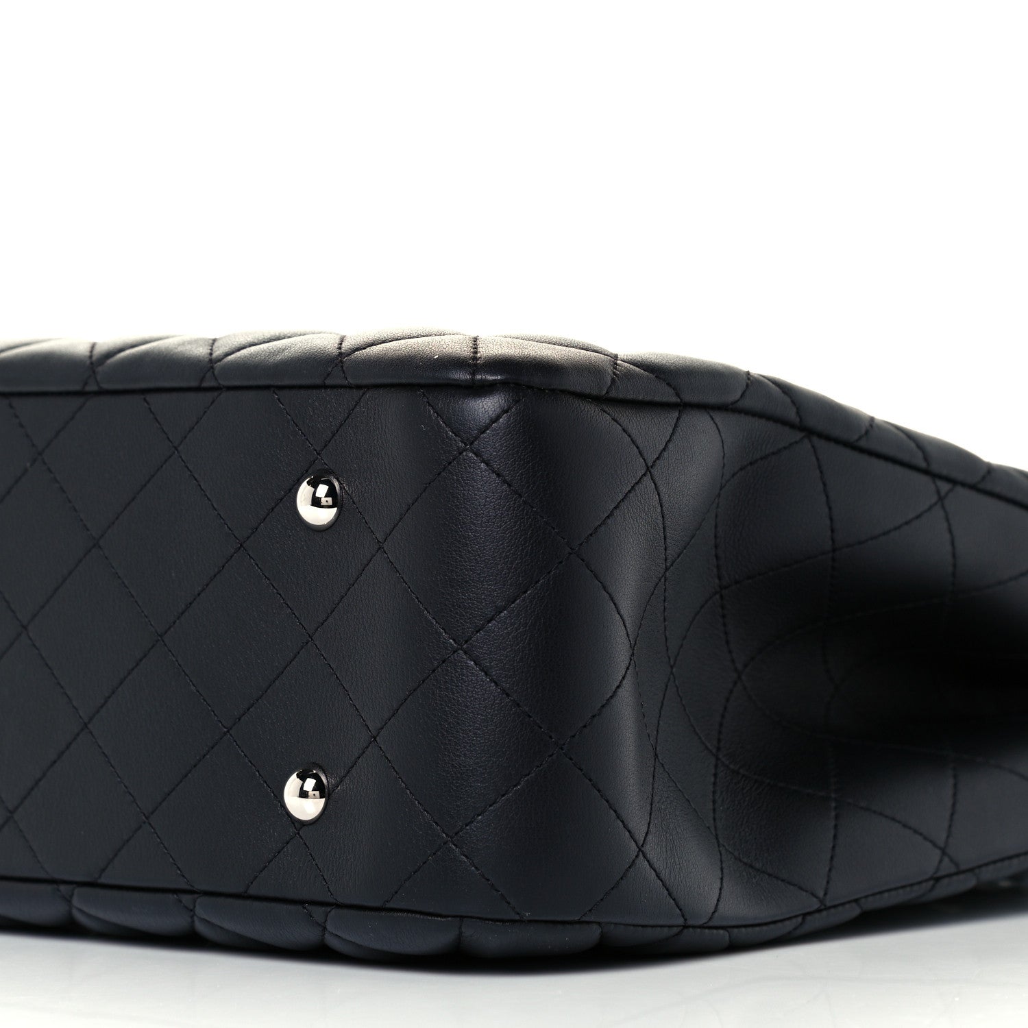Chanel Calfskin Quilted Large Classic Shopping Tote Black 10 of 11