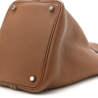 Hermes Taurillon Clemence Picotin Lock 18 PM Gold 9 of 11