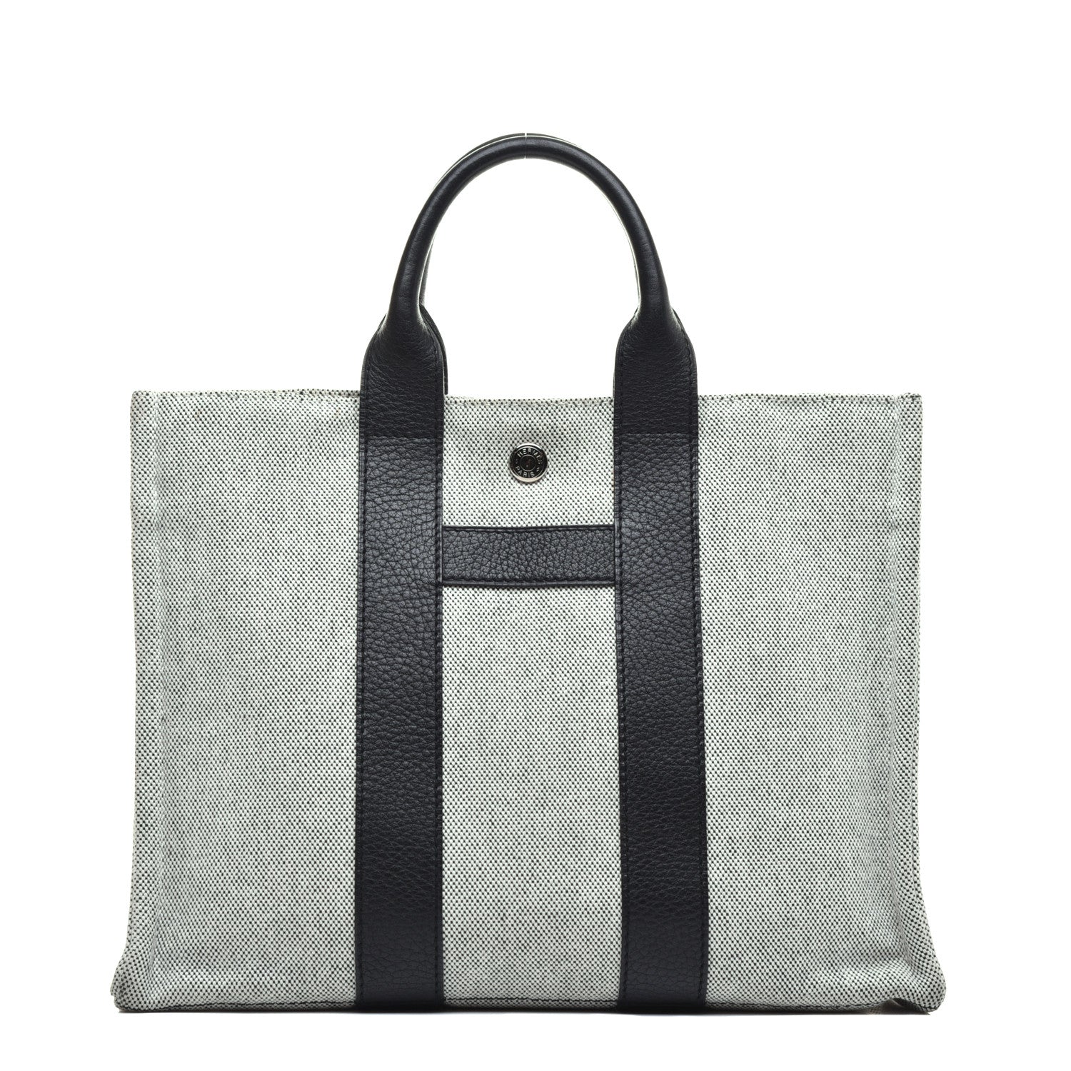 Hermes Buffle Skipper Toile Tote Black 1 of 8