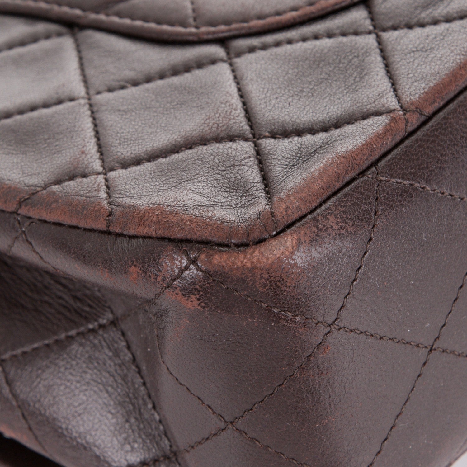 Chanel Lambskin Medium Double Flap Brown 9 of 12