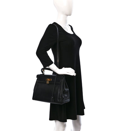 Hermes Gulliver Kelly Retourne 32 Black 2 of 15
