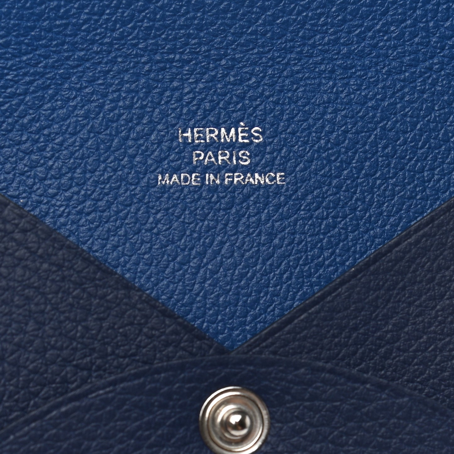 Evercolor Verso Calvi Card Case Bleu Saphir Bleu France