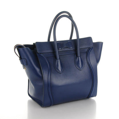 Celine Baby Calfskin Mini Luggage Ink 3 of 8
