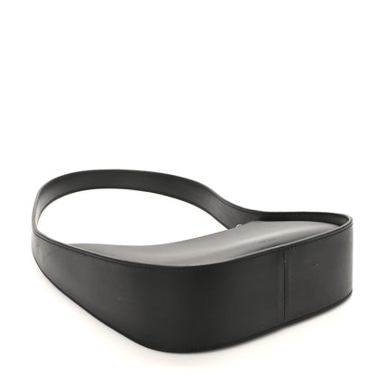 The Row Smooth Calfskin Half Moon Shoulder Bag Black 4 of 9