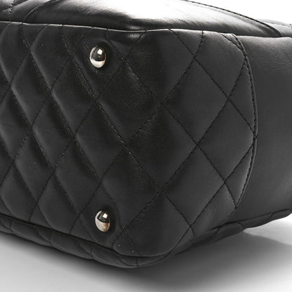 Chanel Calfskin Quilted Large Cambon Bowler Black 10 of 10