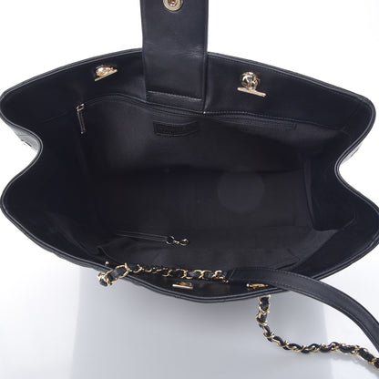 Chanel Calfskin Quilted Timeless Tote Black 5 of 7