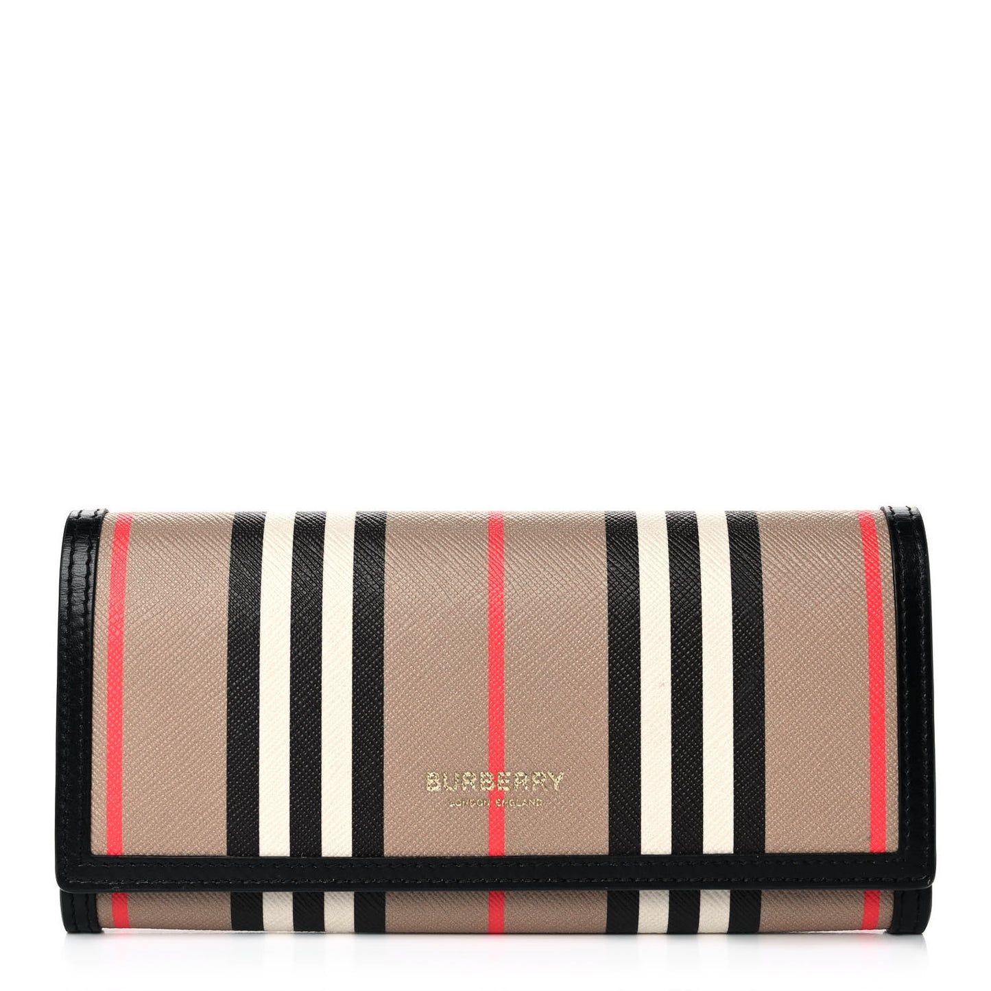 E-Canvas Icon Stripe Halton Continental Wallet Archive Beige