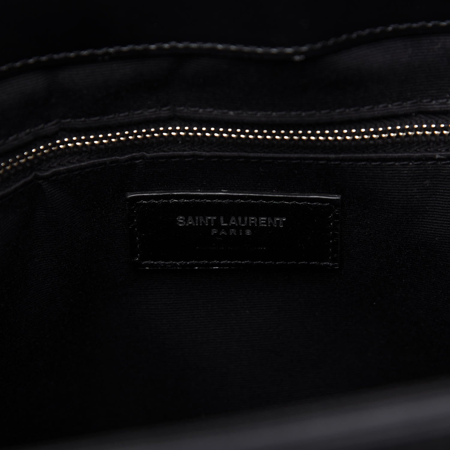 Saint Laurent Calfskin Y Quilted Monogram Large Loulou Shopper Black 8 of 10