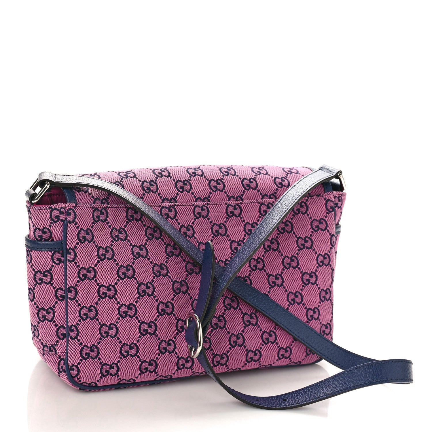 Gucci Monogram GG Childrens Messenger Bag Pink 3 of 9