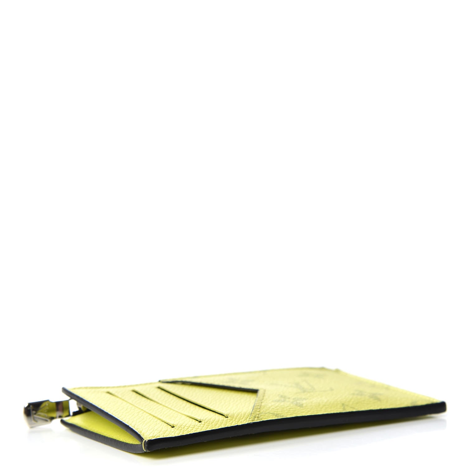 Louis Vuitton Monogram Taiga Coin Card Holder Yellow 4 of 7