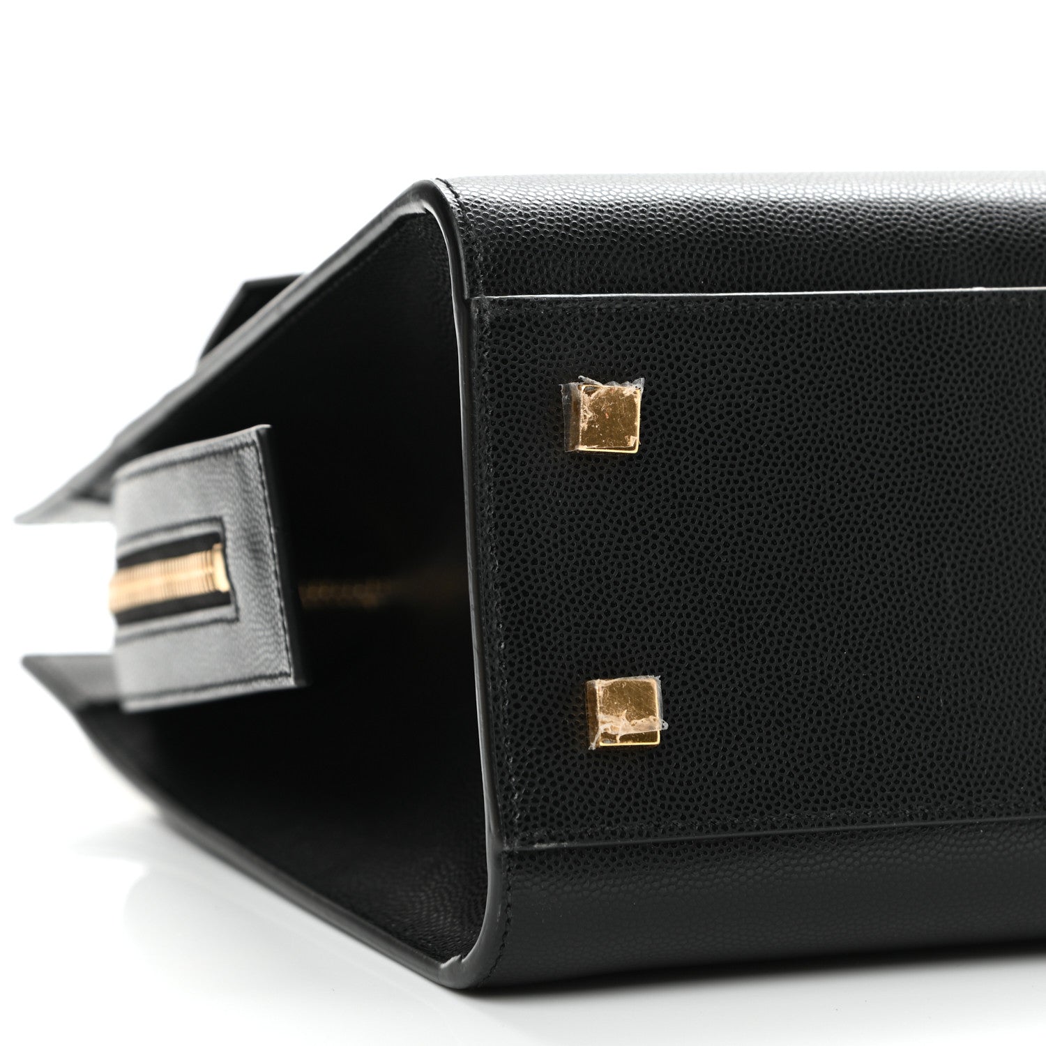 Saint Laurent Grain De Poudre Small Uptown Tote Black 8 of 9