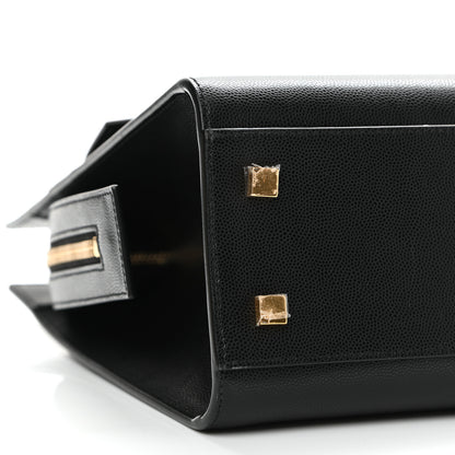 Saint Laurent Grain De Poudre Small Uptown Tote Black 8 of 9