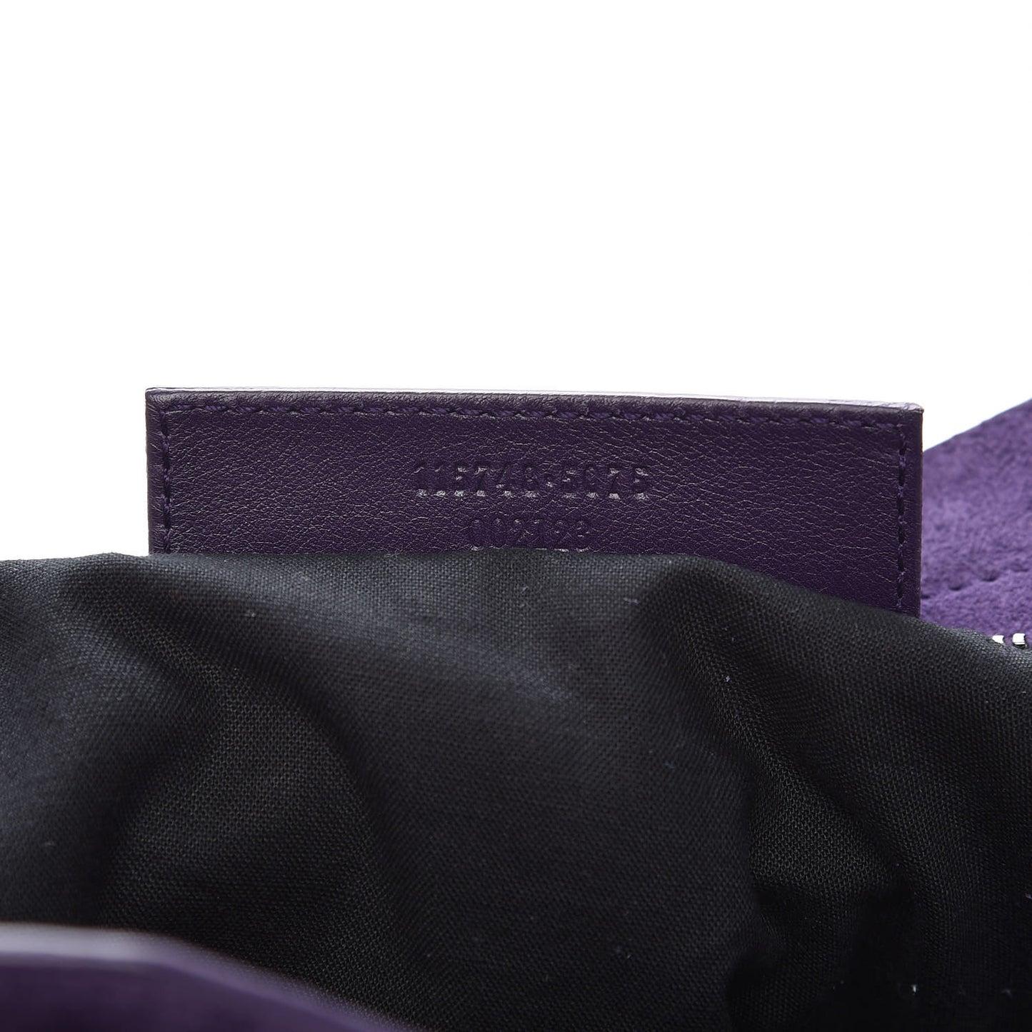 Baby Daim Suede Classic Silver Hardware City Purple