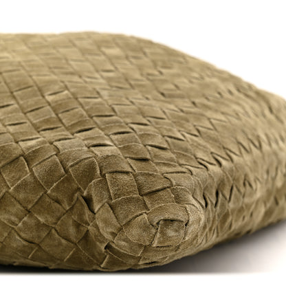 Bottega Veneta Suede Intrecciato Large Hop Mud 10 of 10