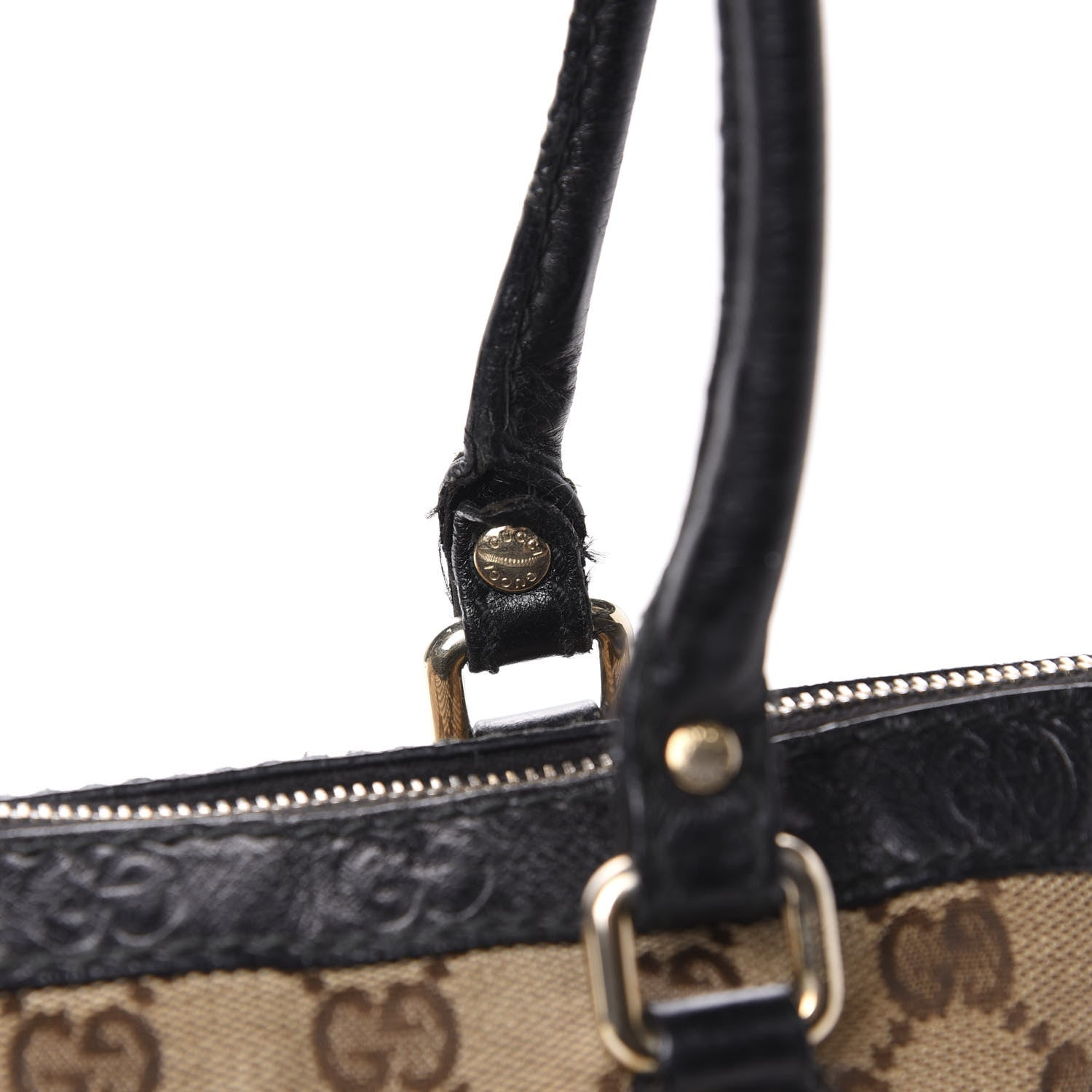 Gucci Monogram Medium Sukey Top Handle Brown 11 of 15