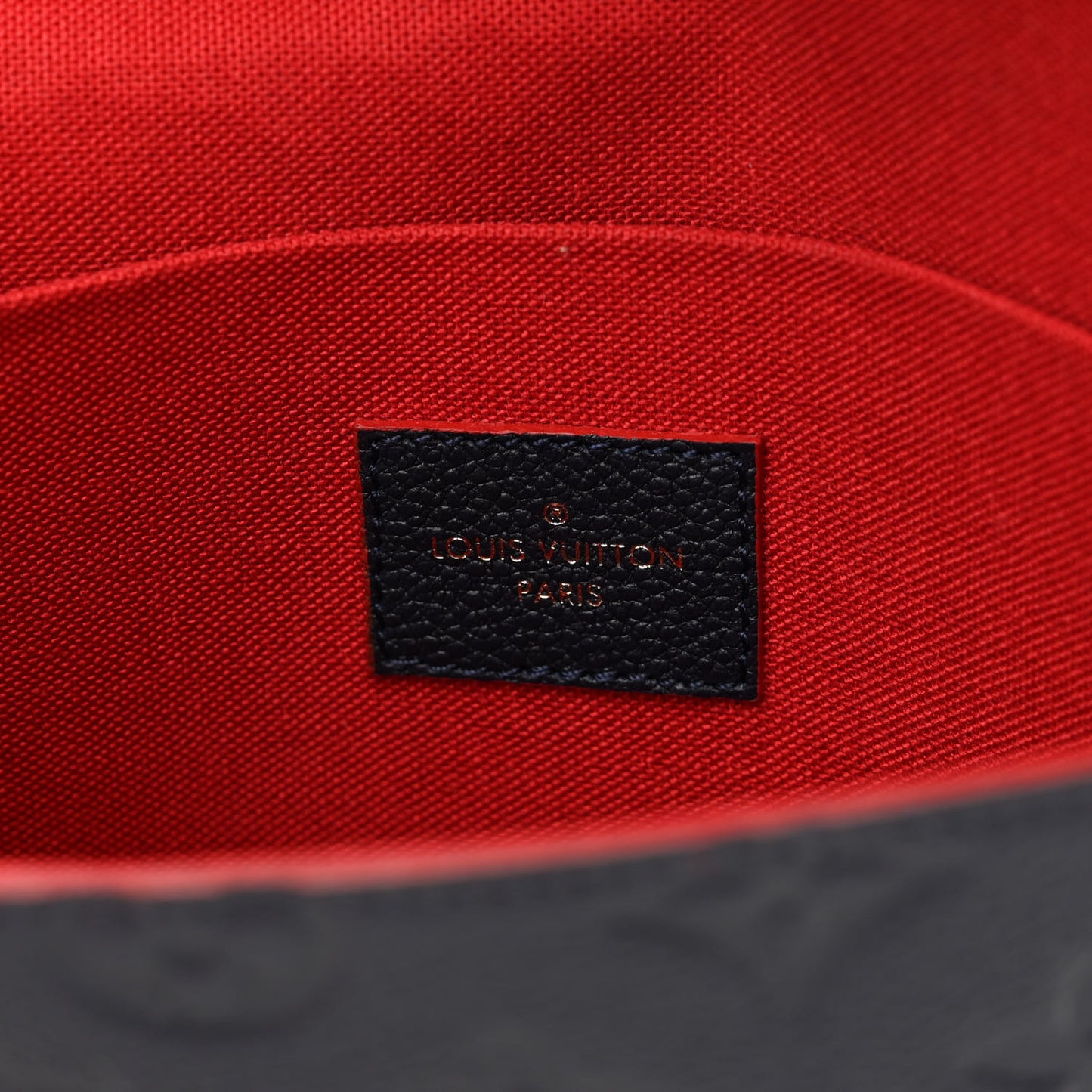 Empreinte Pochette Felicie Chain Wallet Marine Rouge