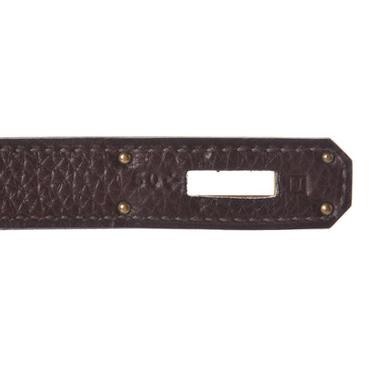 Hermes Togo Kelly Retourne 32 Chocolate 10 of 13