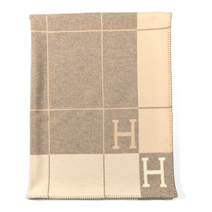 Hermes Wool Cashmere Avalon III Blanket Coco Camomille 1 of 3