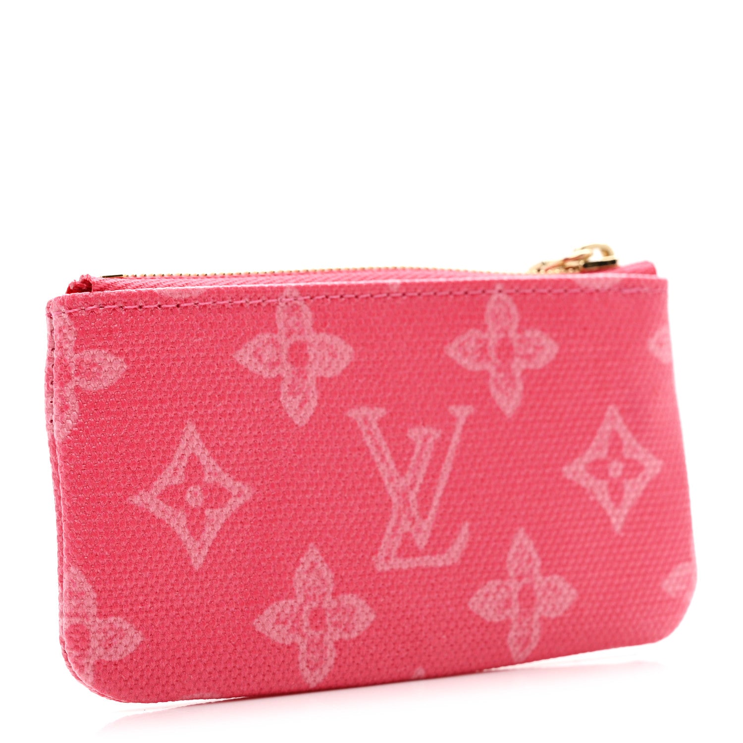 Louis Vuitton Monogram Origine Lin Key Pouch Rose Ruban 3 of 7
