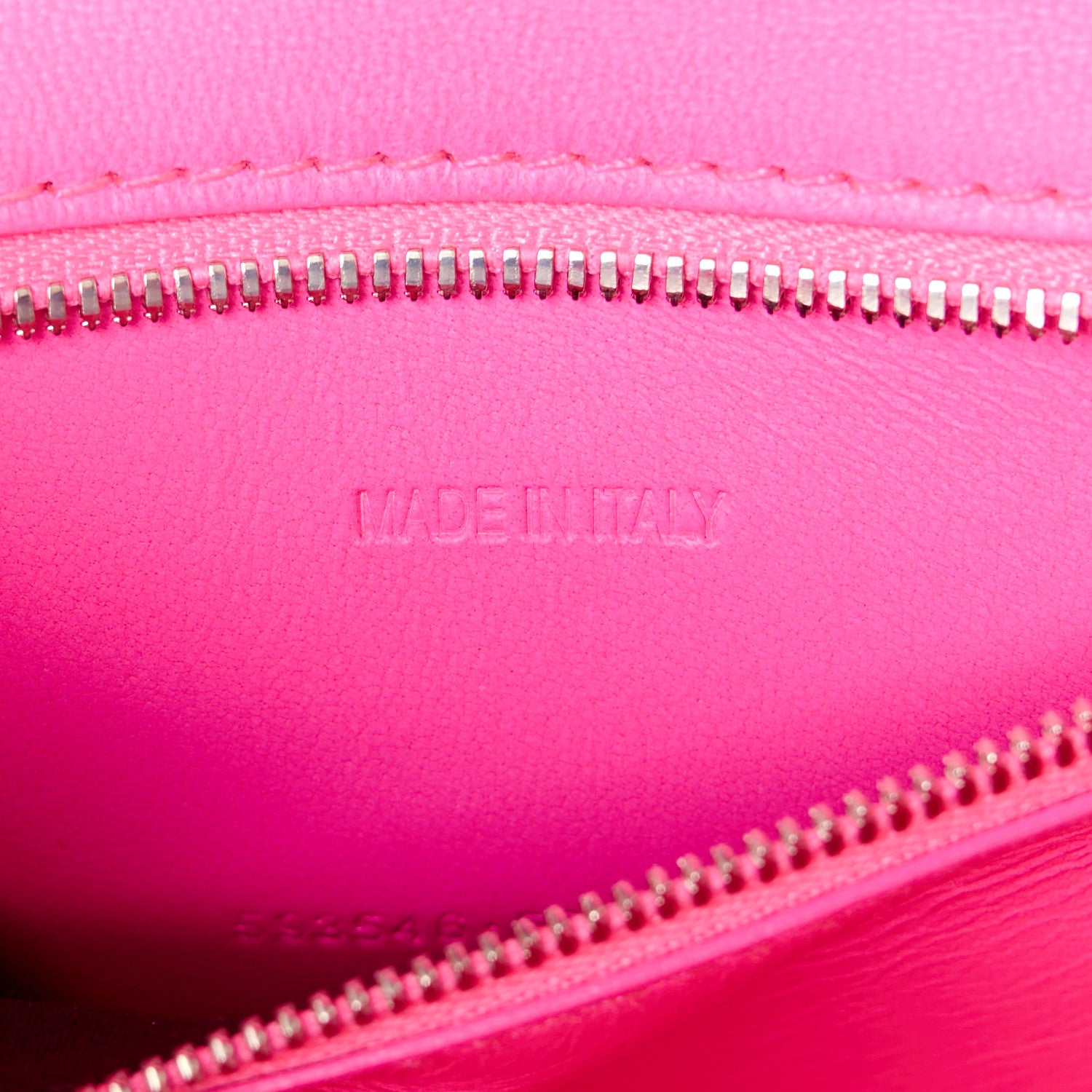 Balenciaga Shiny Box Calfskin Small Hourglass Top Handle Bag Fluo Pink 7 of 11
