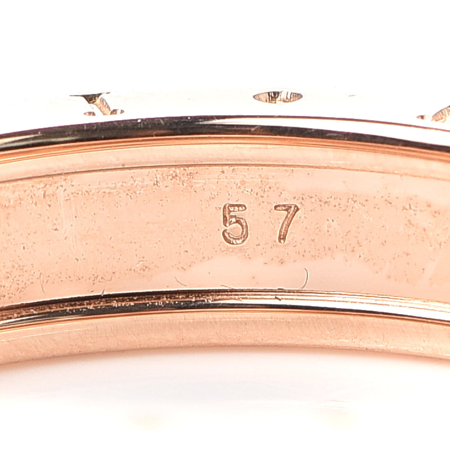 18K Rose Gold B.Zero1 One-Band Ring 57 8