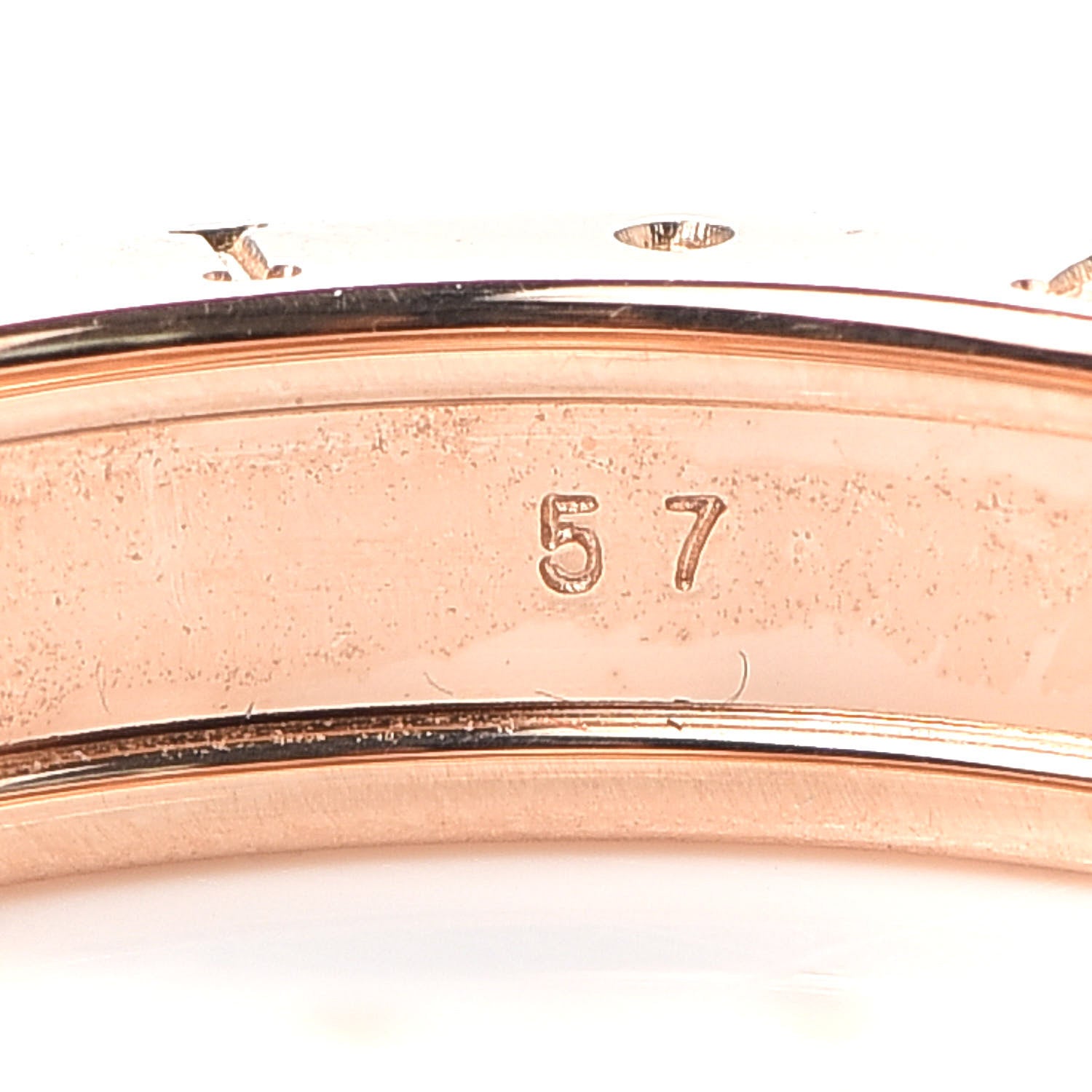 Bulgari 18K Rose Gold B.Zero1 One-Band Ring 57 8 5 of 7