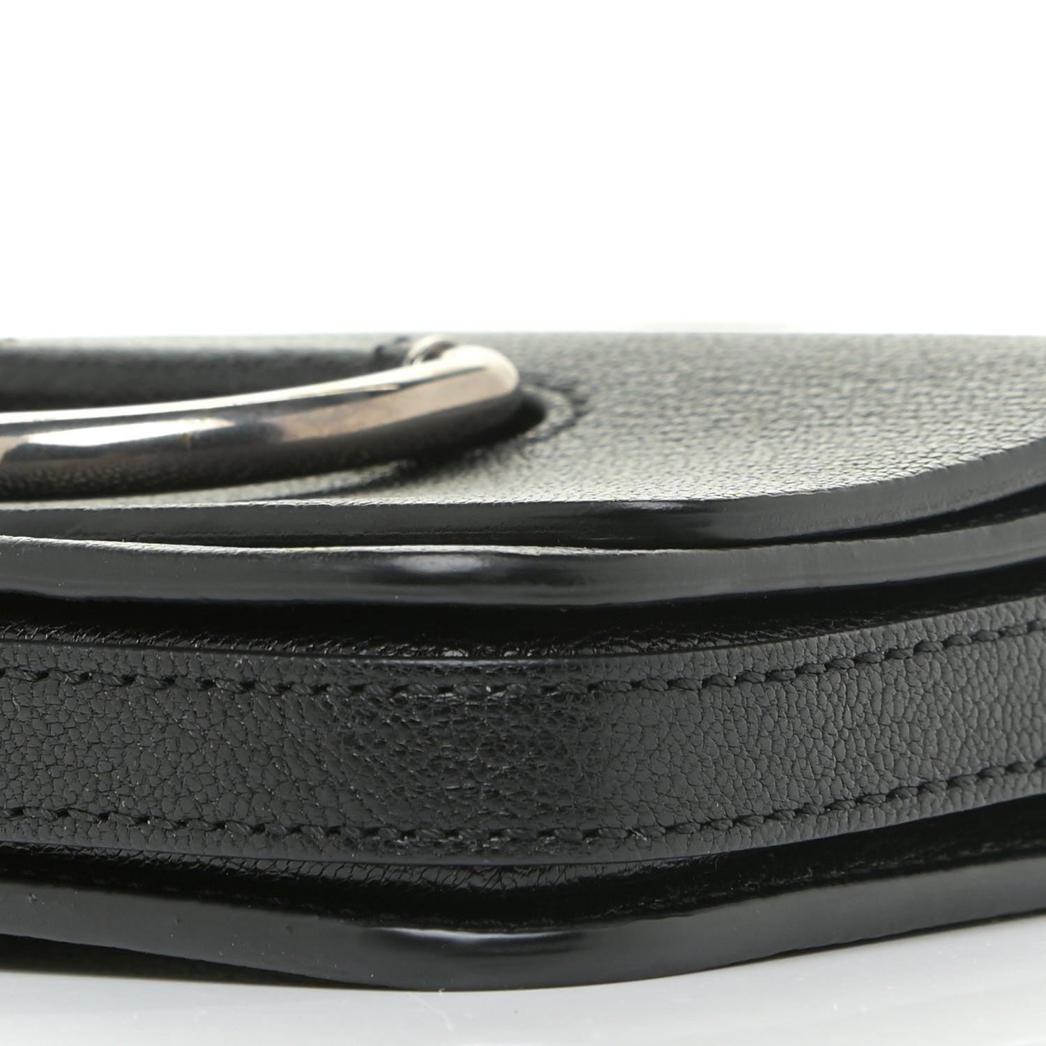 Burberry Goatskin Mini D-Ring Bag Black 9 of 15