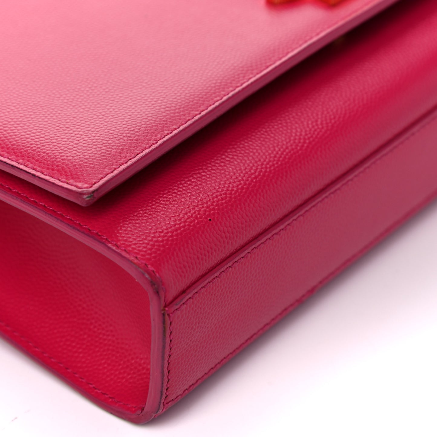 Grain De Poudre Medium Monogram Kate Satchel Lipstick Fuchsia