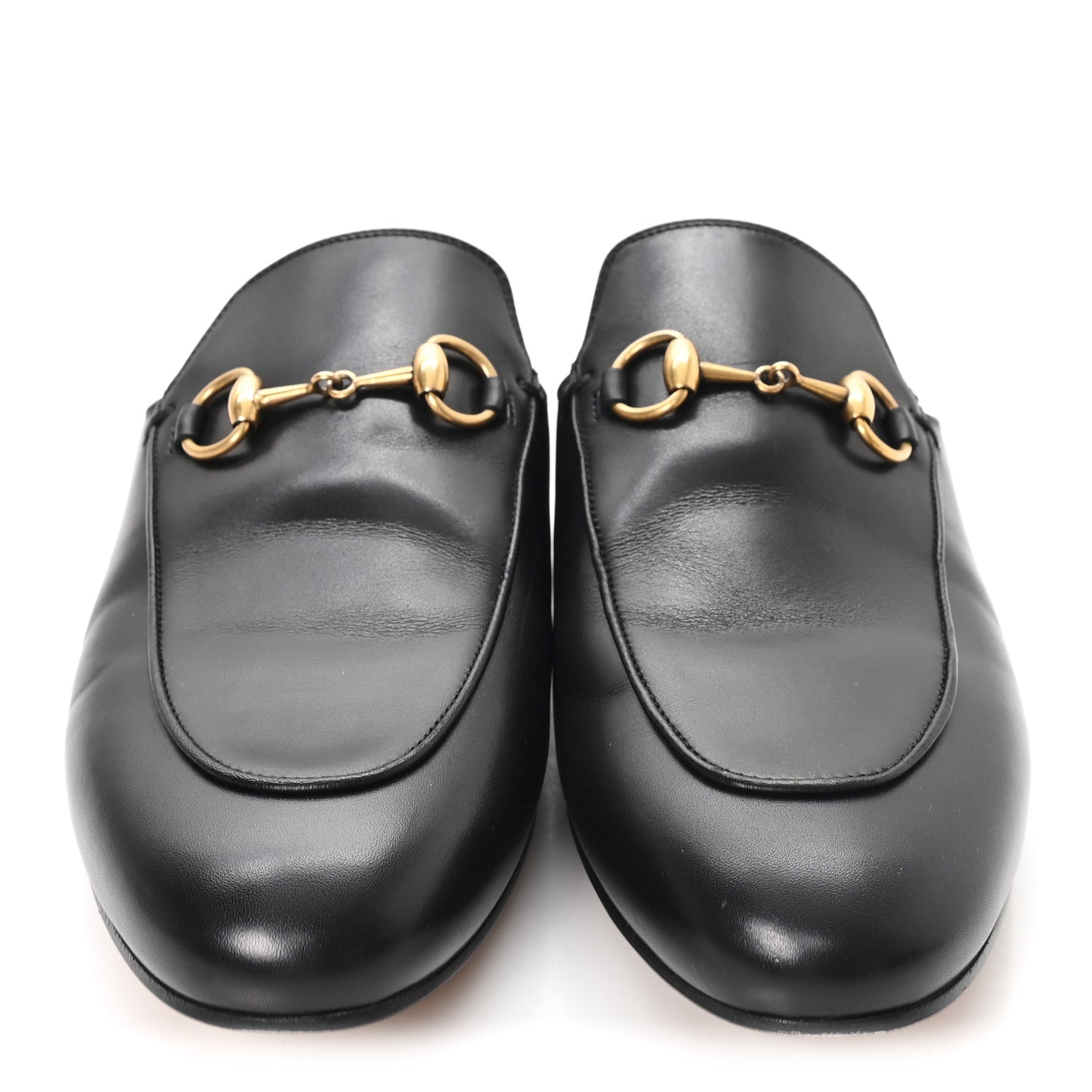 Calfskin Womens Princetown Slippers 37.5 Black
