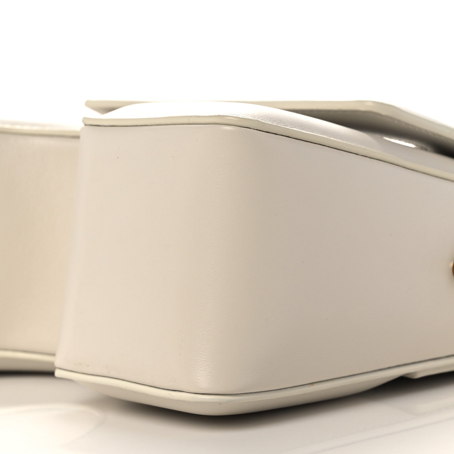 Off-White Calfskin Burrow 22 Shoulder Bag Beige 6 of 15