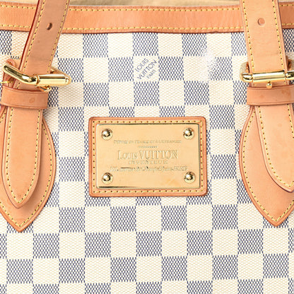 Louis Vuitton Damier Azur Hampstead MM 17 of 17
