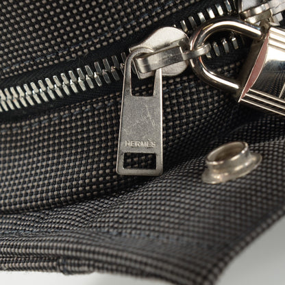 Hermes Canvas Herline PM Tote Grey 9 of 11