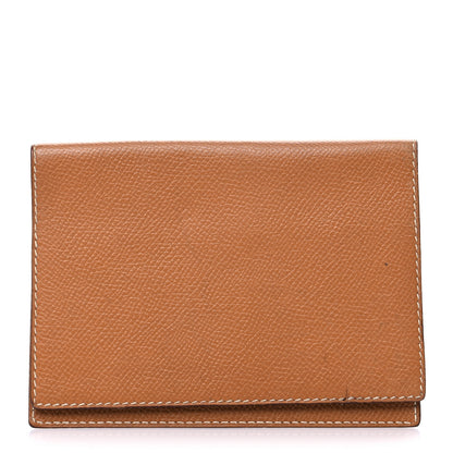 Hermes Courchevel Globe Trotter Agenda Cover GM Gold 1 of 14
