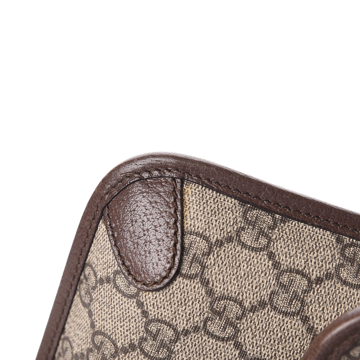 GG Supreme Web Totem Three Piece Monogram Shoulder Bag in Dark Brown