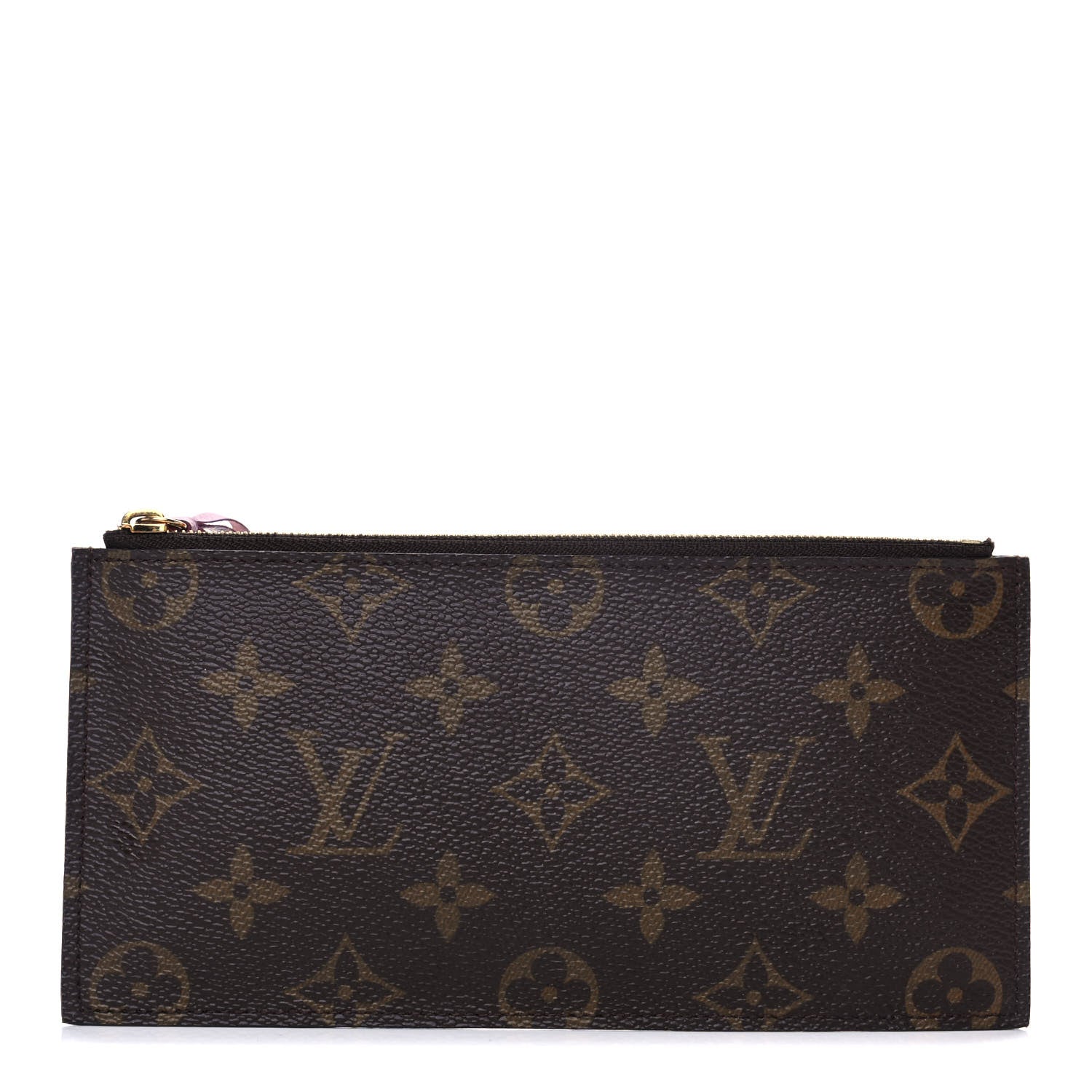 Louis Vuitton Monogram Felicie Chain Wallet Zippered Insert Fuchsia 1 of 9
