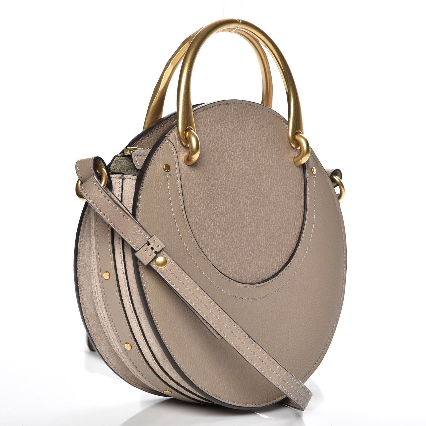 Calfskin Suede Small Pixie Bag Motty Grey