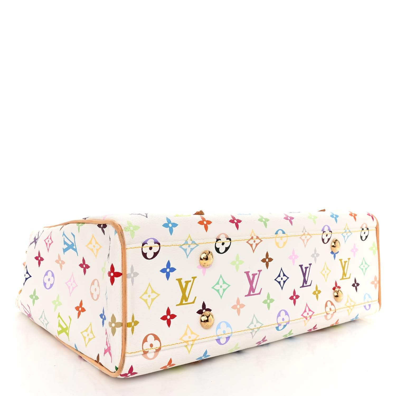 Louis Vuitton LOUIS VUITTON Monogram Multicolor Aurelia MM White 4 of 9