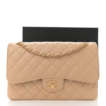 Chanel Caviar Quilted Jumbo Double Flap Beige Clair 12 of 12