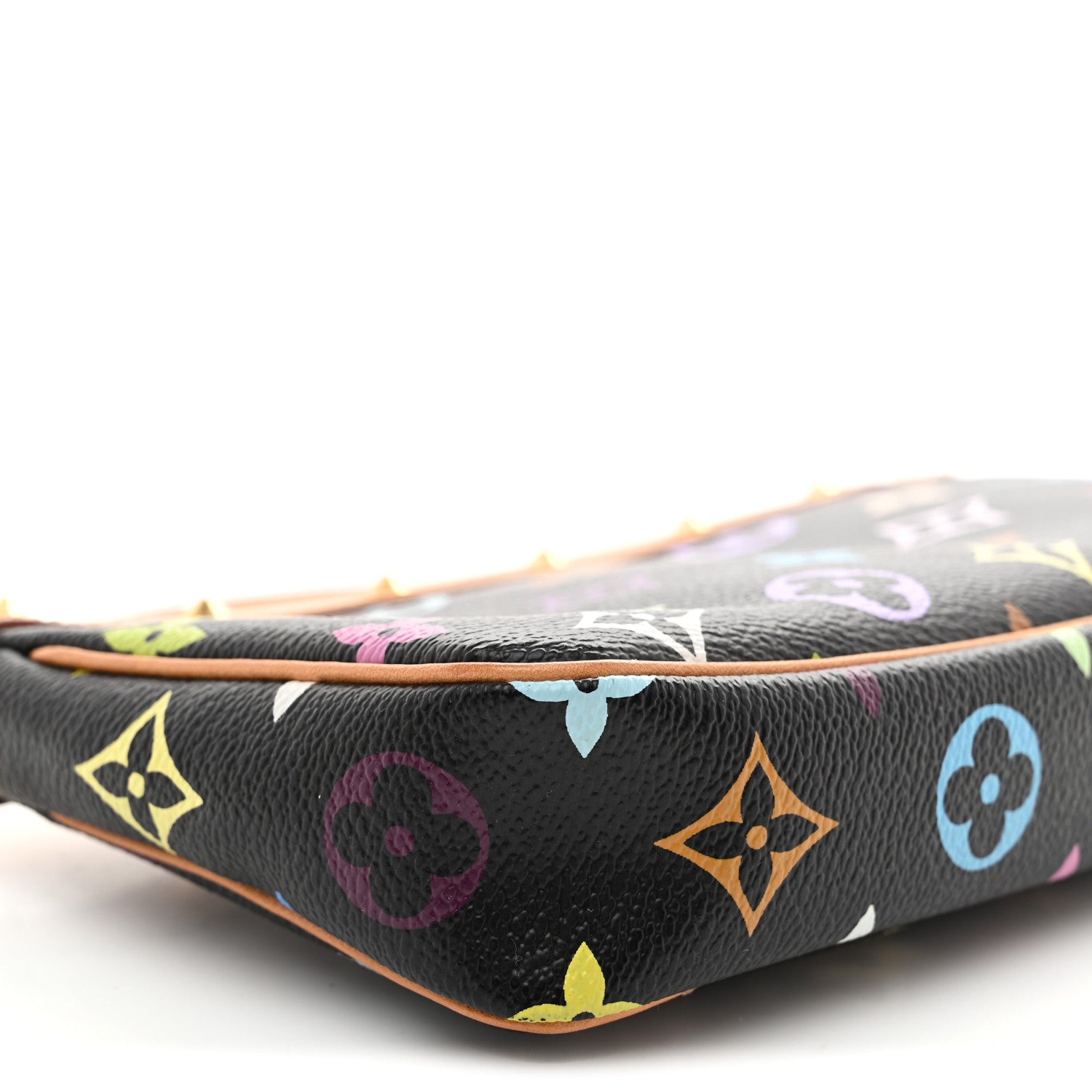 Louis Vuitton Monogram Multicolor Pochette Accessories Black 9 of 10