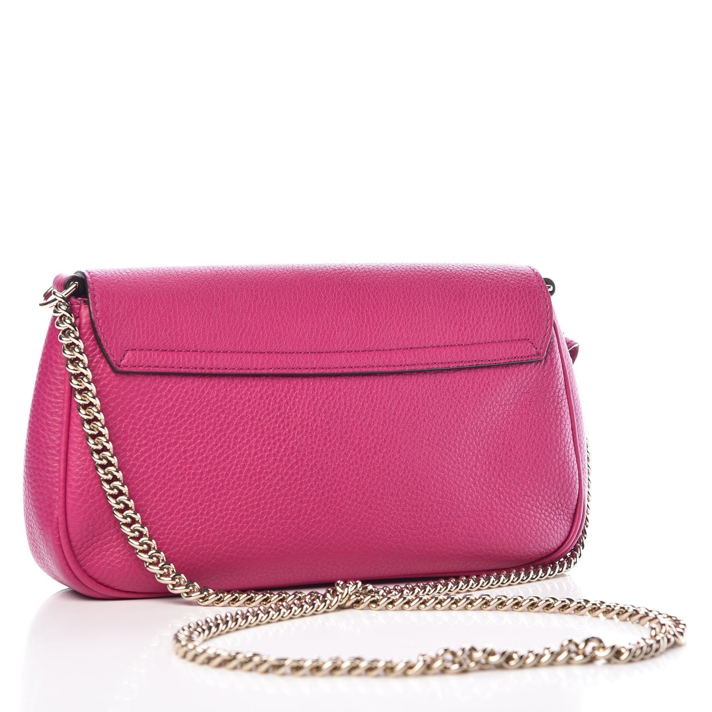 Cellarius Calfskin Medium Soho Flap Crossbody Bright Bouganville