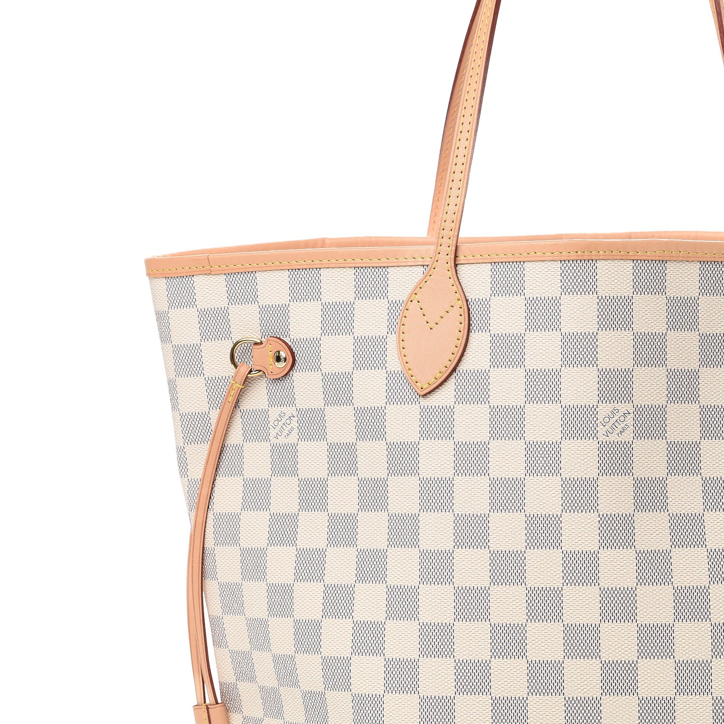 Damier Azur Neo Neverfull MM Rose Ballerine