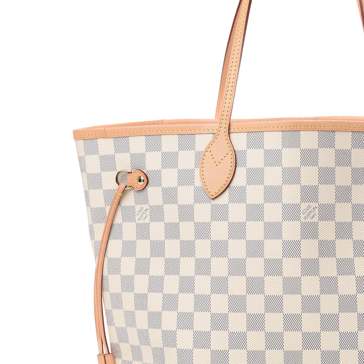 Louis Vuitton Damier Azur Neo Neverfull MM Rose Ballerine 8 of 10