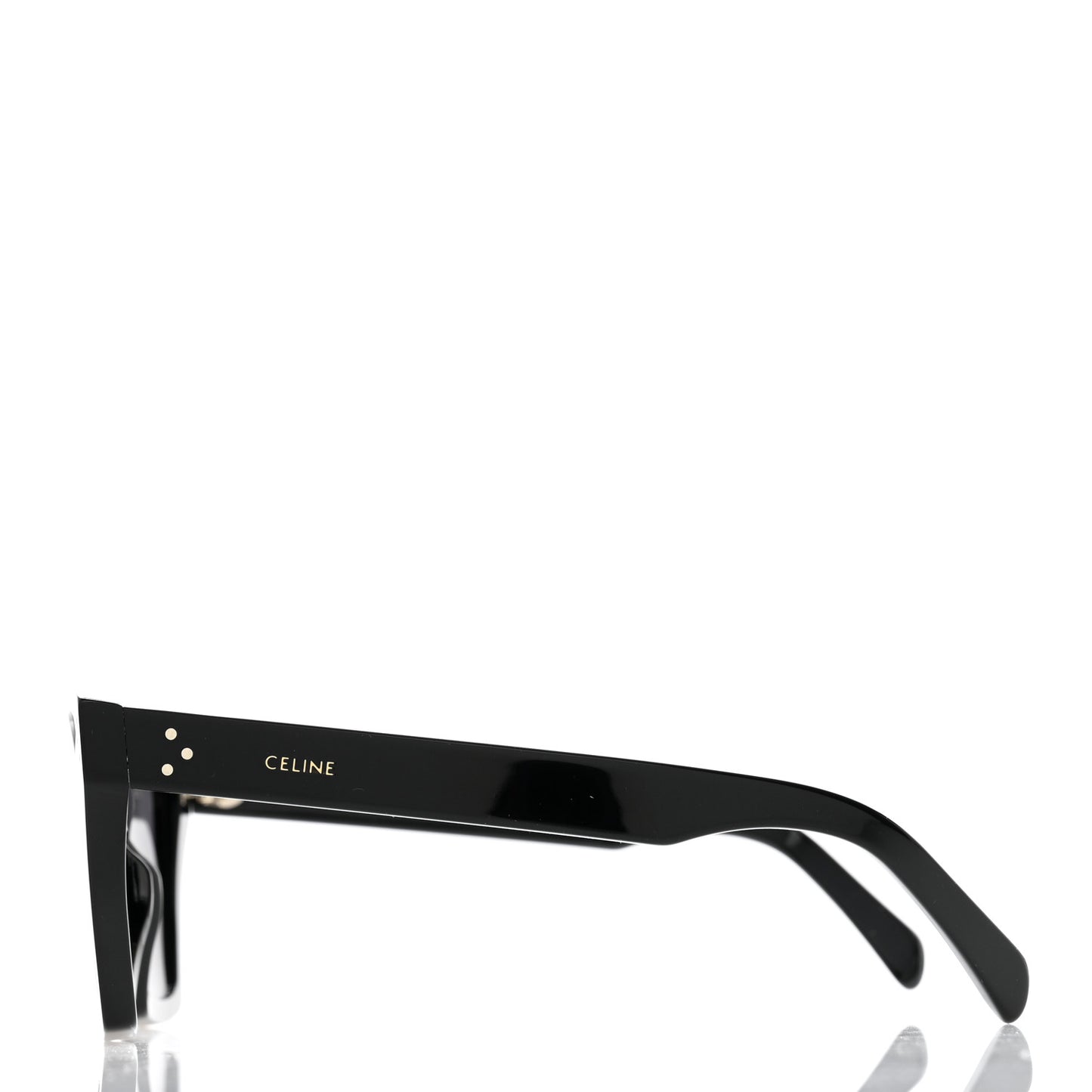 Acetate Polarized Square Sunglasses CL40090I Black