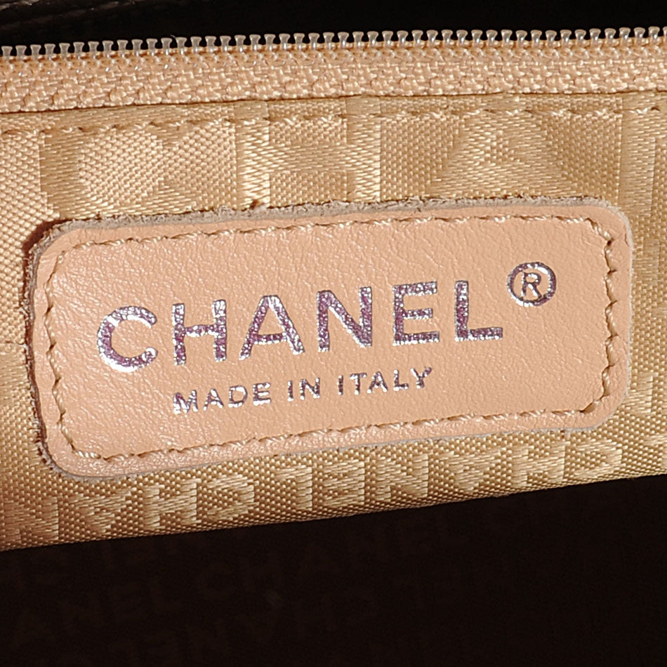 Chanel Caviar Quilted Small Bowler w Tassel Silver 6 of 7