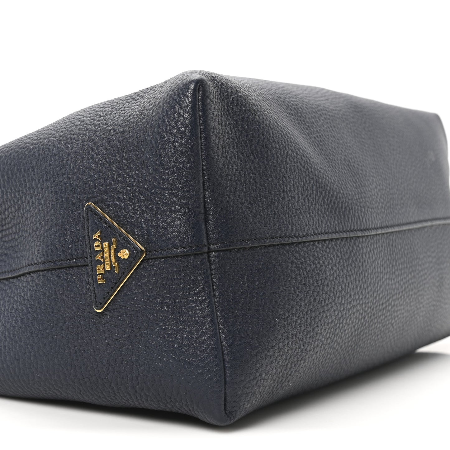 Vitello Daino Embossed Logo Hobo Baltico