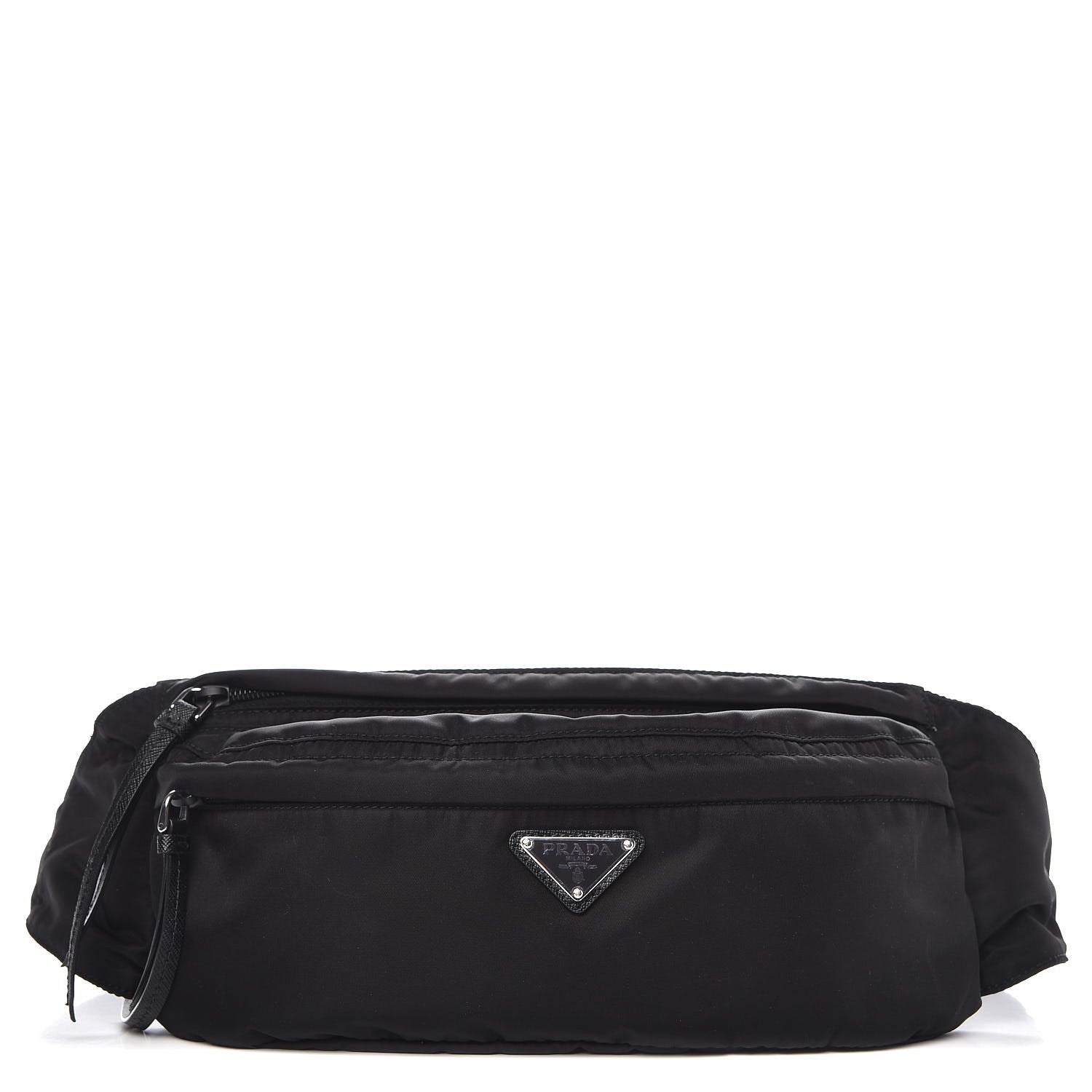 Prada Tessuto Nylon Saffiano Belt Bag Black 1 of 7