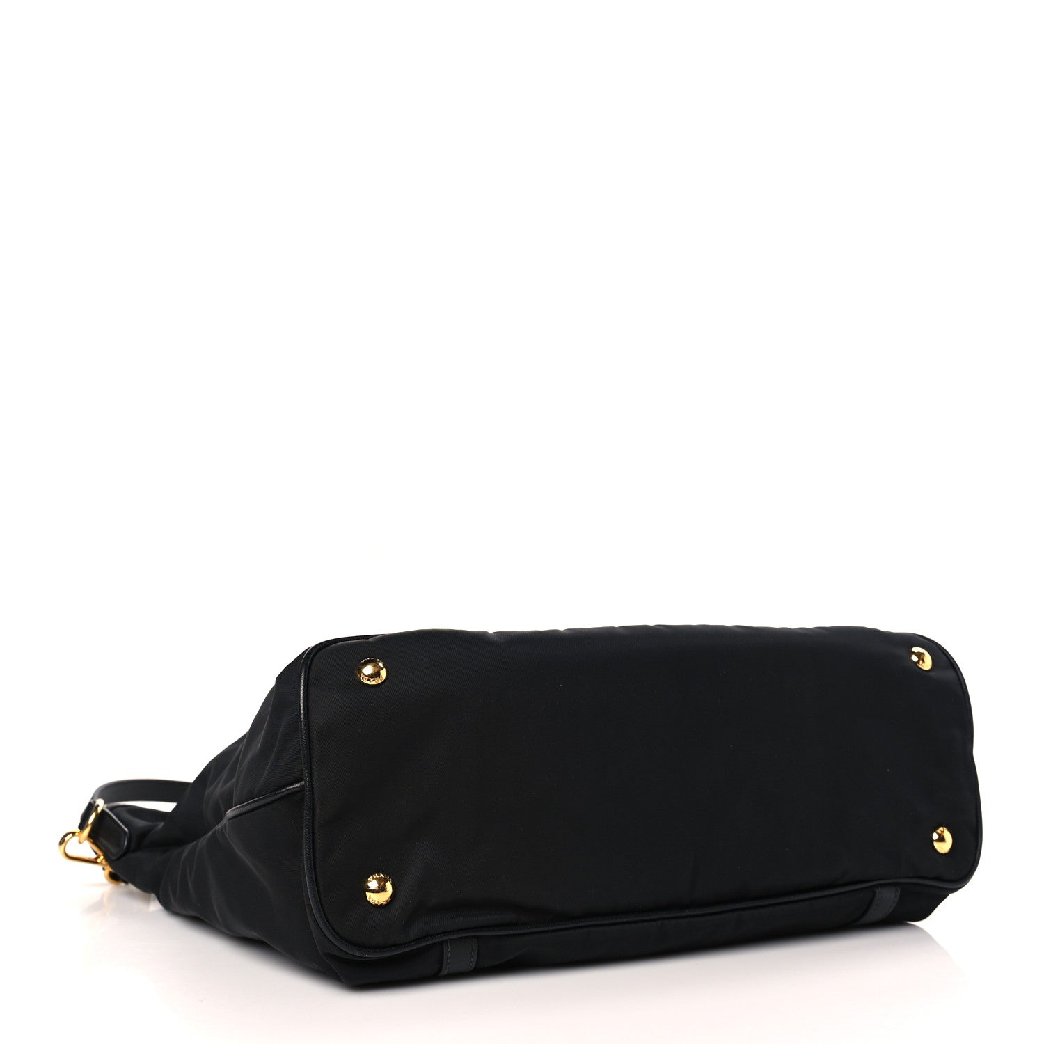 Prada Tessuto Nylon Saffiano Tote Black 3 of 8